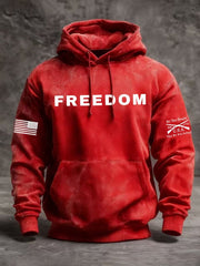 Red Charlie Kirk Freedom Hoodie We Are Kirk Army Now Commemorative Charlie Kirk Merchandise - Lilybirchmarket