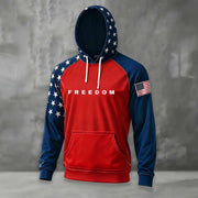 Red Charlie Kirk Freedom Hoodie Wear Red For October 14Th Charlie Kirk Day Merch Apparel - Lilybirchmarket