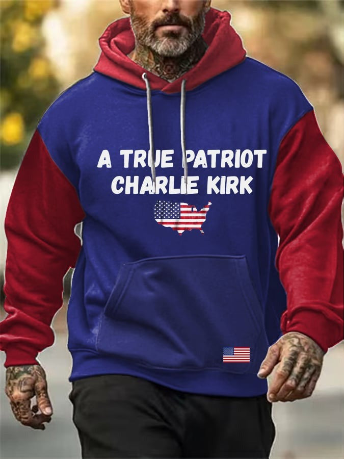 Red Charlie Kirk Hoodie RIP A True Patriot Charlie Kirk Shooter October 14 Day Clothing - Lilybirchmarket