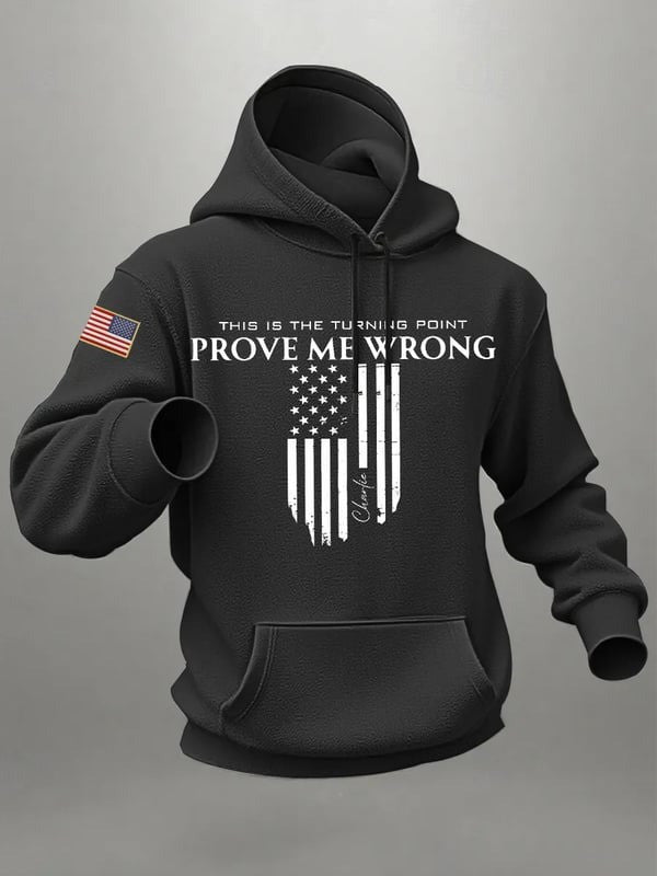 Red Charlie Kirk Memorial Hoodie This Is The Turning Point Prove Me Wrong Wear Red Oct. 14 - Lilybirchmarket