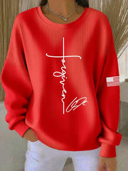 Red Charlie Kirk Sweatshirt Forgiven Sweatshirt Signed CK Apparel Gifts For Patriots - Lilybirchmarket