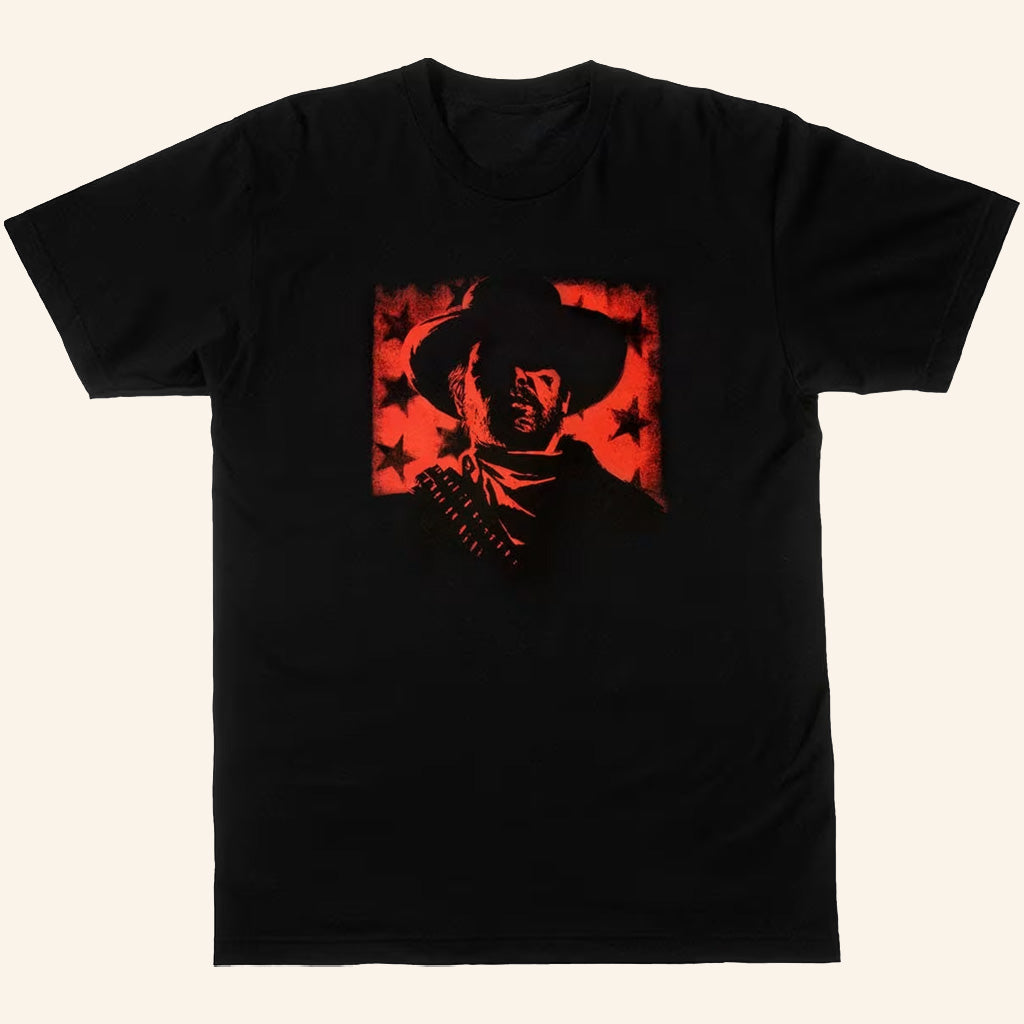Red Dead Redemption Merch RDR2 Official Soundtrack T-Shirt Black Gifts For Game Lovers - Lily Birch Market