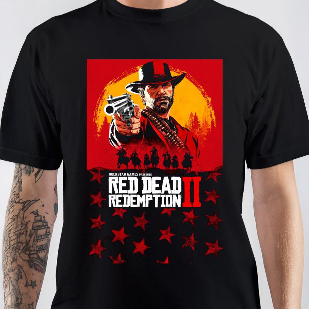 Red Dead Redemption Merch Red Dead Redemption II T-Shirt Best Gift For Game Lovers - Lily Birch Market