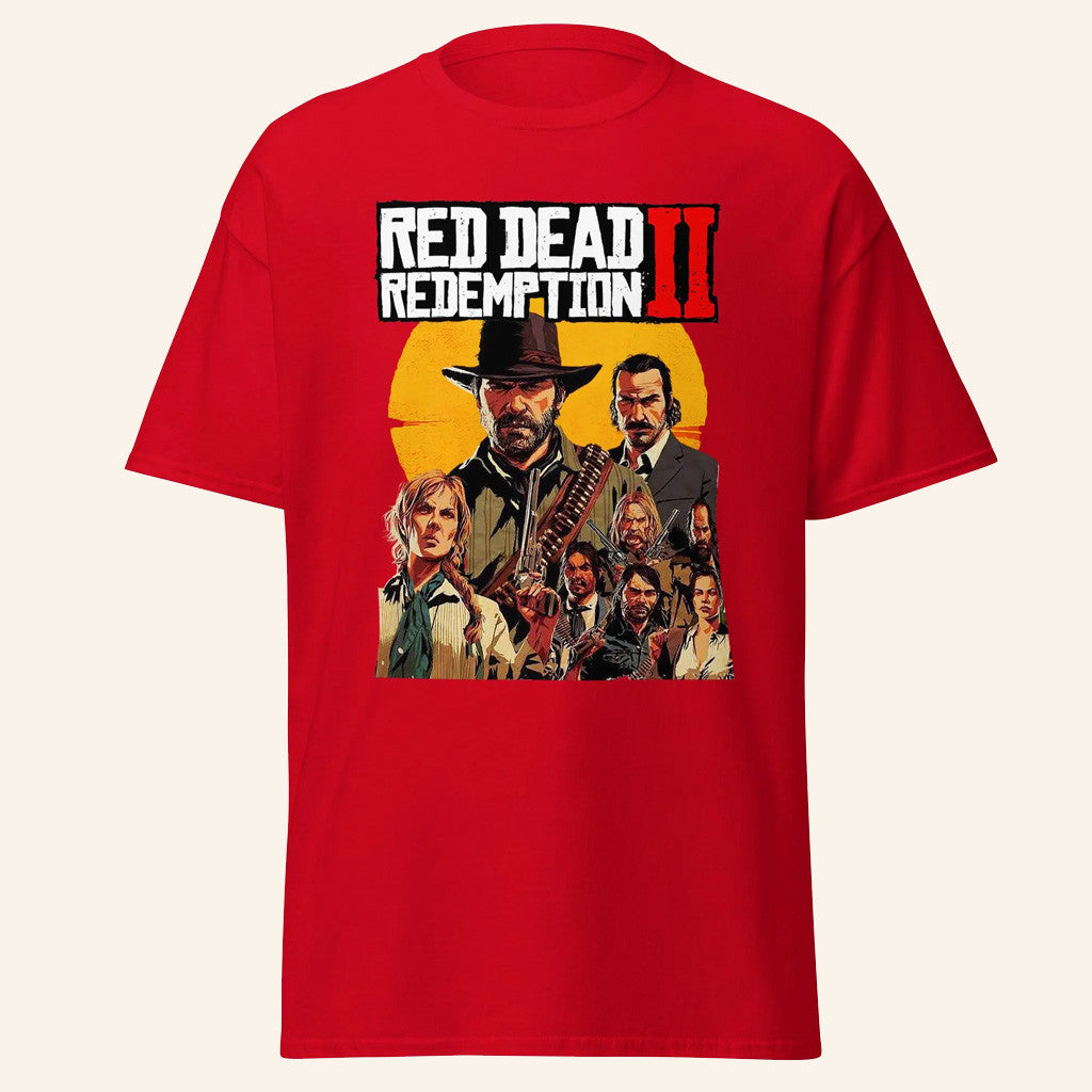 Red Dead Redemption Merch Red Dead Redemption II T-Shirt Presents For Game Lovers - Lily Birch Market