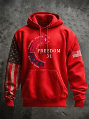 Red Freedom 31 Charlie Kirk Hoodie This Is The Turning Point USA TPUSA Inspired Merch - Lilybirchmarket