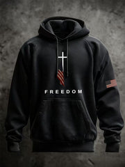 Red Freedom Charlie Kirk Hoodie Memorial Charlie Kirk Funeral Merch Wear Red Day 2025 - Lilybirchmarket