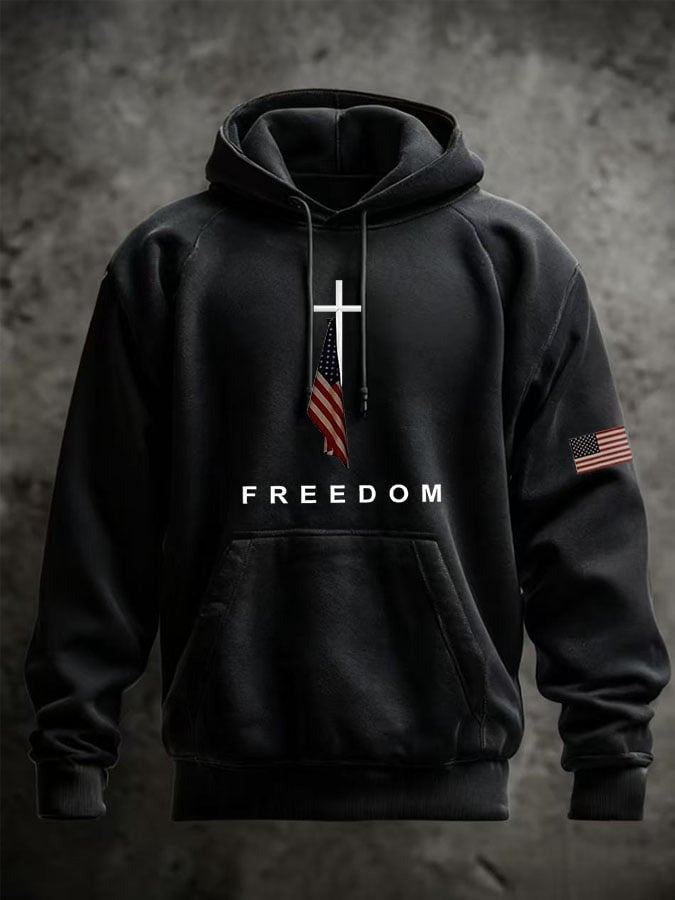 Red Freedom Charlie Kirk Hoodie Memorial Charlie Kirk Funeral Merch Wear Red Day 2025 - Lilybirchmarket