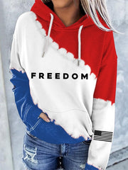 Red Freedom Charlie Kirk Hoodie Turning Point USA Charlie Kirk Merch For Trump Supporters - Lilybirchmarket