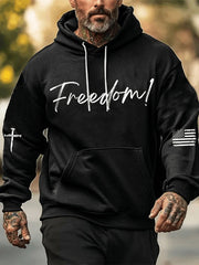 Red Freedom Charlie Kirk Hoodie Turning Point USA Flag Wear Red On October 14 Day Tribute - Lilybirchmarket