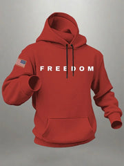 Red Freedom Charlie Kirk Memorial Hoodie Support Wear Red National October 14 2025 Day Merch - Lilybirchmarket