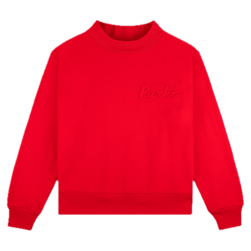Red Parke Sweatshirt Parke Summer Drop Gift Ideas For Friends - Lilybirchmarket