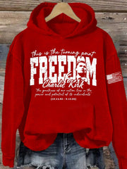 Red RIP Charlie Kirk Day Hoodie This Is The Turning Point USA TPUSA Wear Red Day 2025 Gifts - Lilybirchmarket