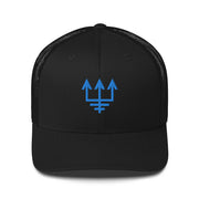 Red Rising Merch Embroidered Blue Sigil Trucker Hat Birthday Gift For Him - Lilybirchmarket