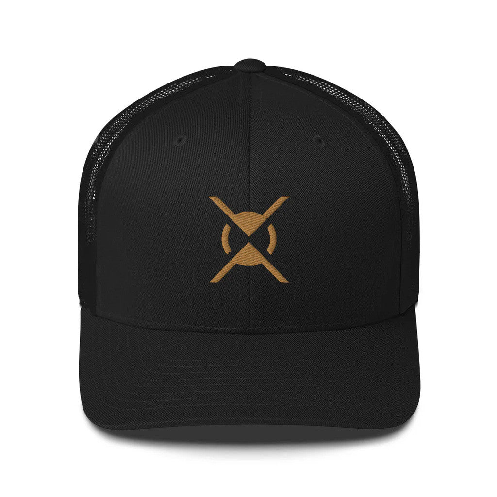 Red Rising Merch Embroidered Copper Sigil Trucker Hat Birthday Ideas For Husband - Lilybirchmarket