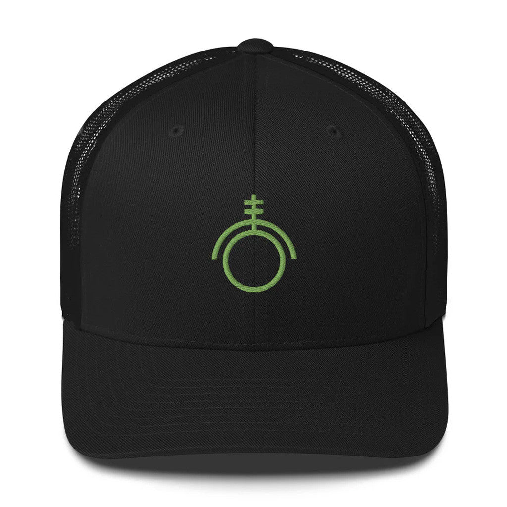 Red Rising Merch Embroidered Green Sigil Trucker Hat Gift Ideas For Son - Lilybirchmarket