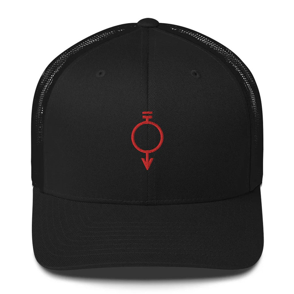 Red Rising Merch Embroidered Red Sigil Trucker Hat Christmas Gifts For Guys - Lilybirchmarket