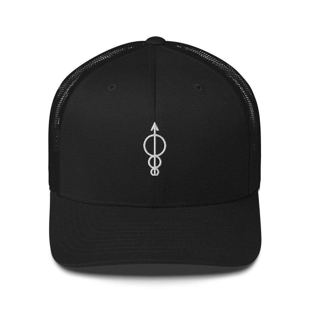 Red Rising Merch White Sigil Trucker Hat Embroidered Presents For Him - Lilybirchmarket
