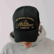 Red Rocks Merch Red Rocks Church Campus Embroidered Trucker Hat Gifts For Him - Lilybirchmarket