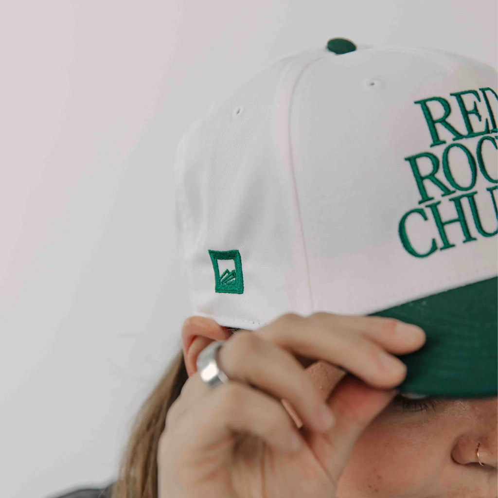 Red Rocks Merch RRC Signature Hat Embroidered Gift Ideas For Boyfriend - Lilybirchmarket