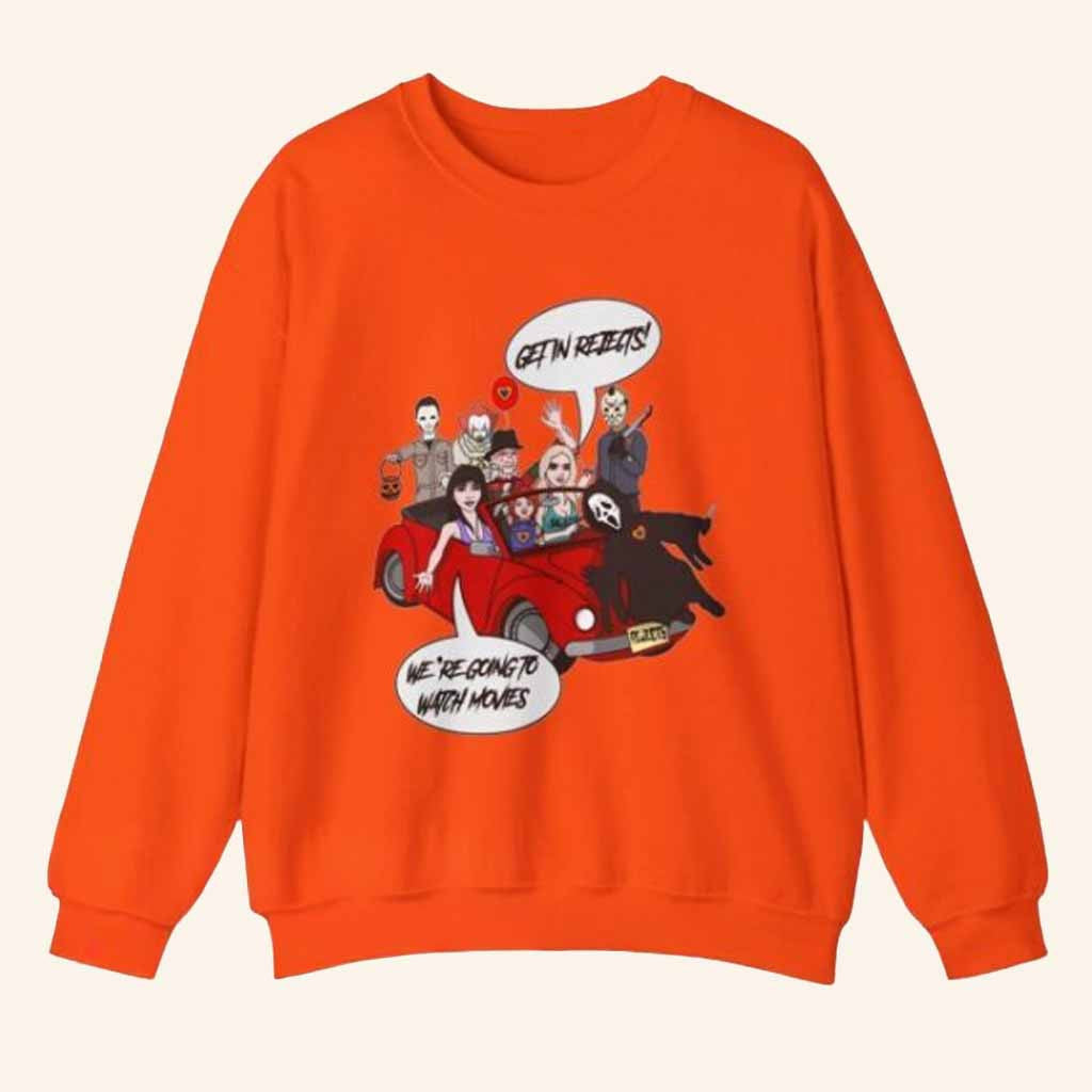 Reject Nation Merch Spooky She-Jects Sweatshirt Gift Ideas For Friends - Lilybirchmarket