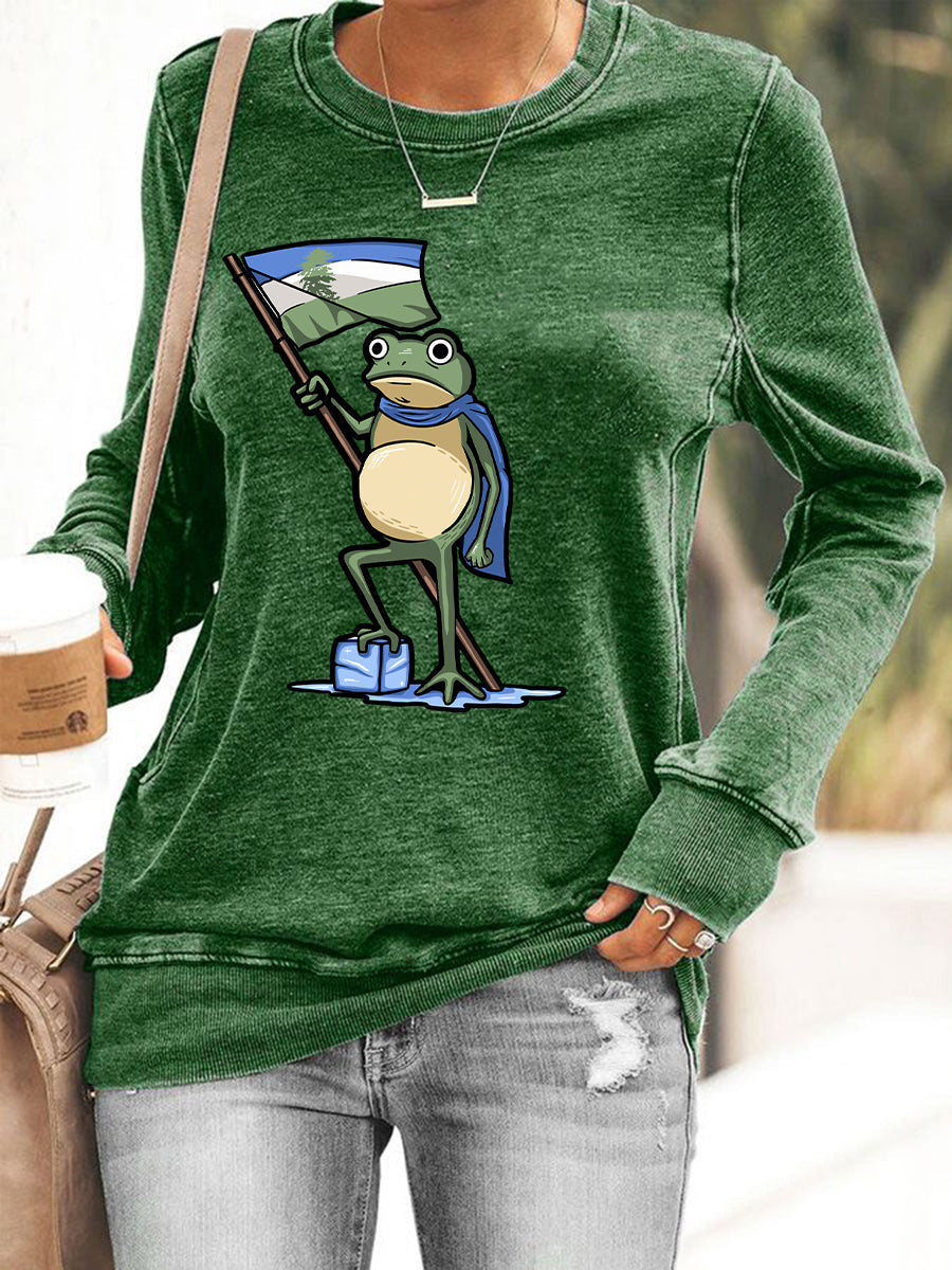 Resist Portland Frog Sweatshirt Anti Trump Resistance Sweatshirt No Kings In America Apparel - Lilybirchmarket