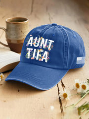 Retro Aunt Tifa Hat Abolish ICE Protest Hat Gifts for Liberal Women Men - Lilybirchmarket