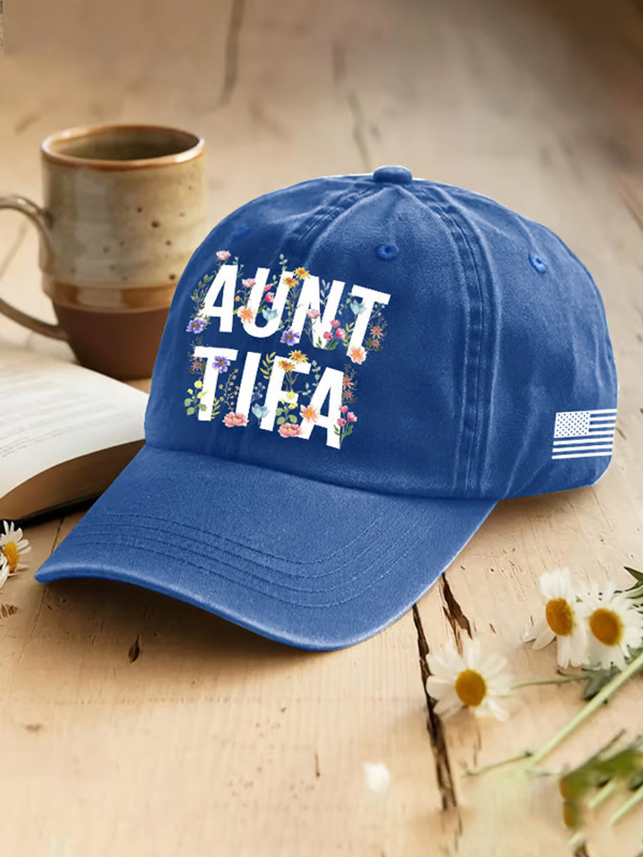 Retro Aunt Tifa Hat Abolish ICE Protest Hat Gifts for Liberal Women Men - Lilybirchmarket