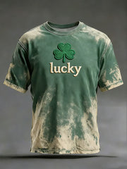  Retro Lucky Shamrock T-Shirt St Patrick's Day Men's Apparel St Patricks Day Gift Ideas - TradiViet