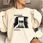 Retro Radiohead I Will See You Shirt, 2D Radiohead Concert Unisex Hoodie, Radiohead Rock Roll Band SweatShirt Gifts For BFF - Lilybirchmarket