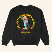 Retrokid Merch Log Driver's Waltz Black Crewneck Sweatshirt Christmas Gifts For Husband - Lilybirchmarket