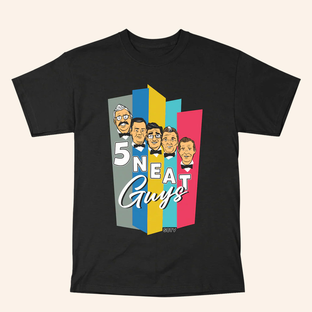 Retrokid Merch SCTV 5 Neat Guys T-Shirt Gifts Ideas For Brothers - Lily Birch Market
