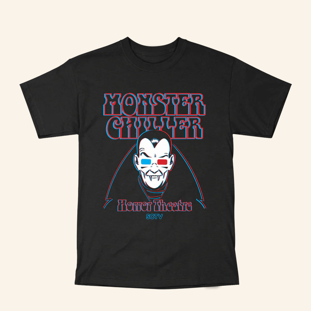 Retrokid Merch SCTV Count Floyd T-Shirt Monster Chiller Horror Theatre Shirt Gifts For Men - Lily Birch Market