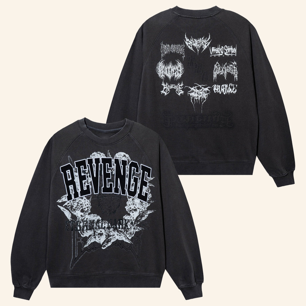 Revenge Merch Alumni Sweatshirt Black Gift Ideas For Dudes - Lilybirchmarket