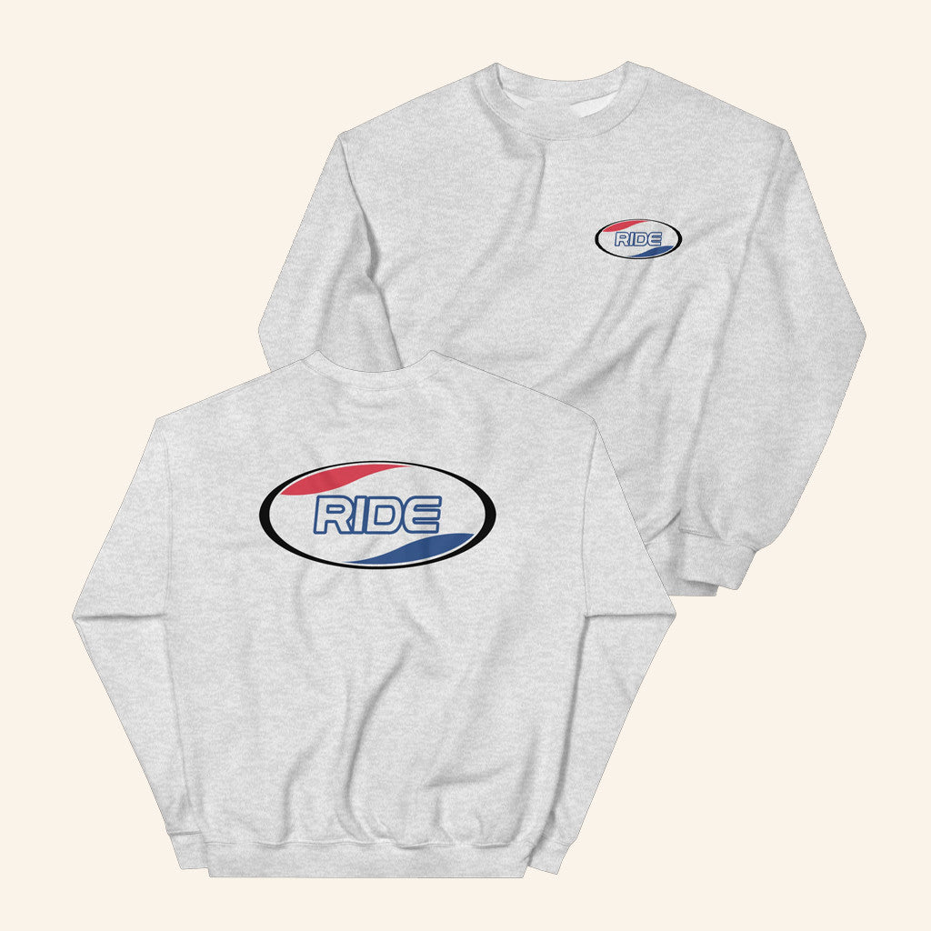 Ride Podcast Merch Sexi Ride Logo Crewneck Sweatshirt Gifts For Father - Lilybirchmarket