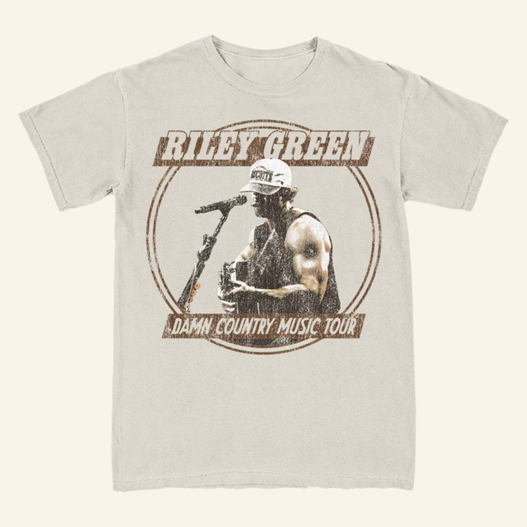 Riley Green Merch Damn Country Music Tour T-Shirt Presents For Music Lovers - Lily Birch Market
