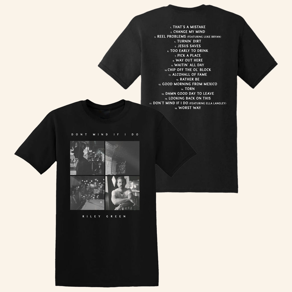 Riley Green Merch Don't Mind If I Do T-Shirt Gift Ideas For Music Lovers - Lily Birch Market