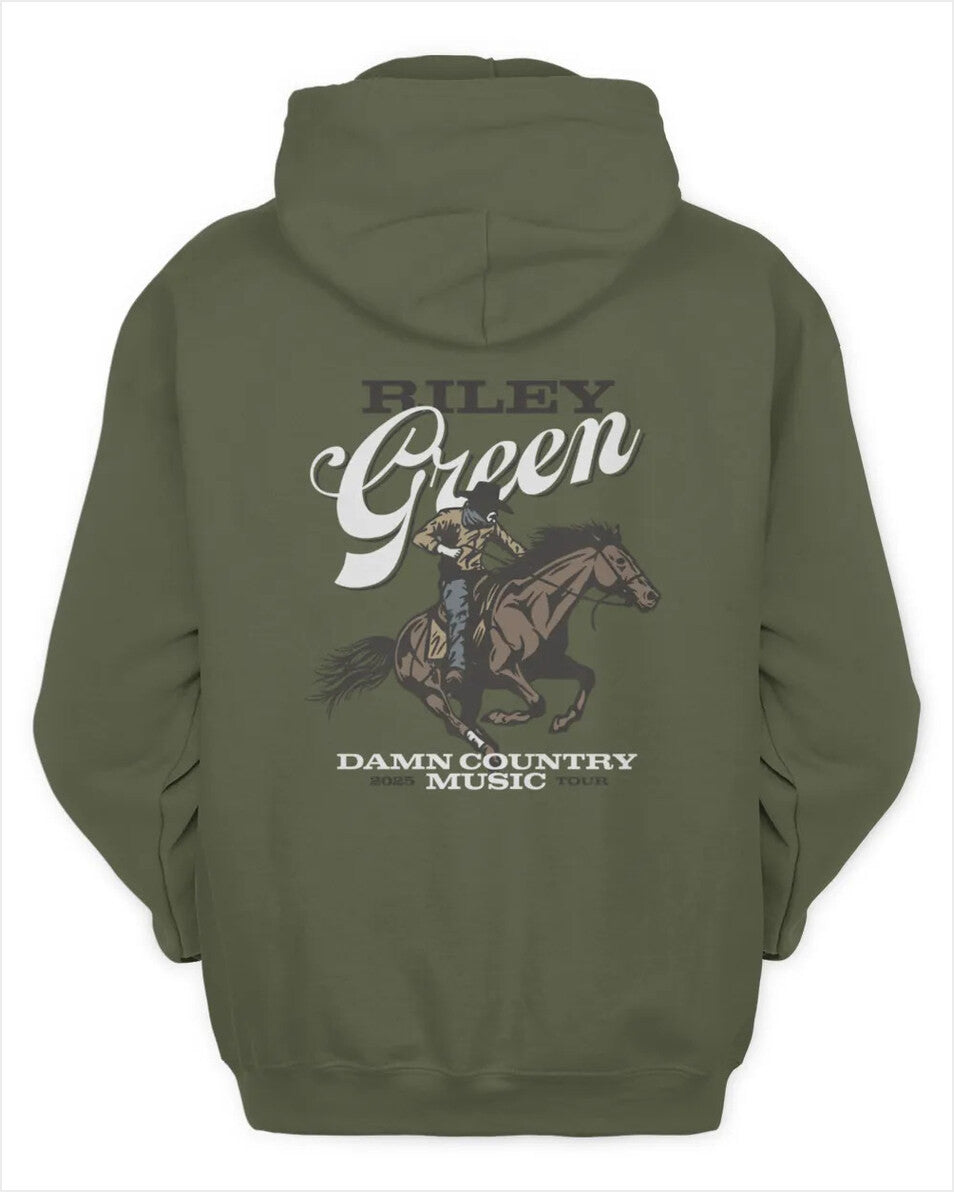 Riley Green Merch Store Cowboy Tour 2025 Hoodie Gifts For BFF Merch Clothing - Lilybirchmarket