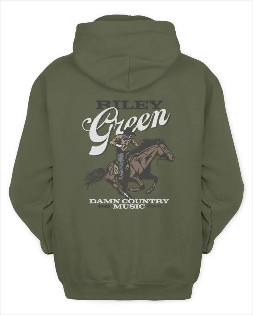Riley Green Merch Store Cowboy Tour 2025 Hoodie Gifts For BFF Merch Clothing - Lilybirchmarket