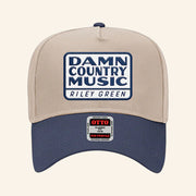 Riley Green Merch Tour 2025 Damn Country Music Embroidered Hat Presents For Music Lovers - Lilybirchmarket