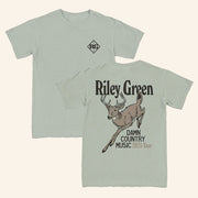 Riley Green Merch Tour 2025 Deer T-Shirt Presents For Music Lovers - Lily Birch Market