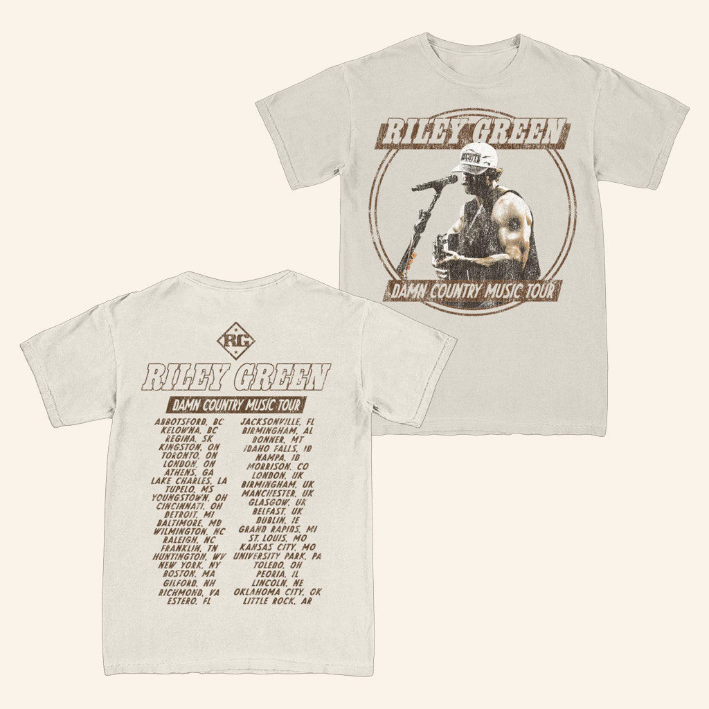 Riley Green Merch Tour 2025 Photo Tour T-Shirt Gift Ideas For Music Lovers - Lily Birch Market
