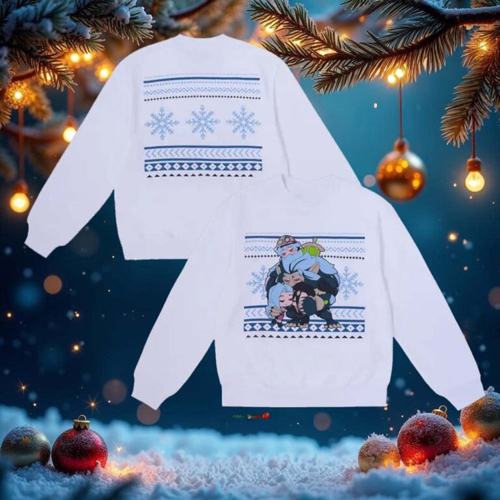 Riot Games Merch Arcane Collection Arcane Family Reunion Sweatshirt Christmas Gifts For Fans - Lilybirchmarket