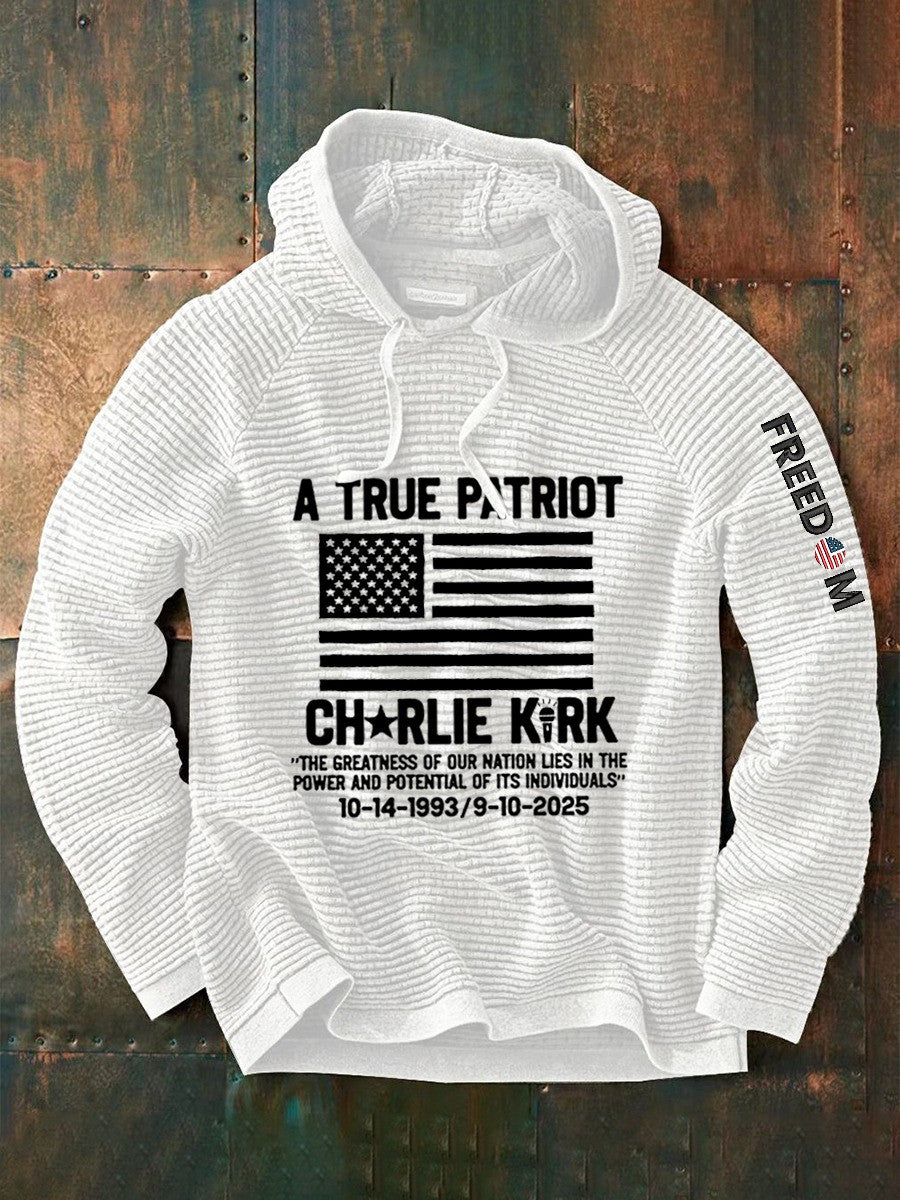 RIP Charlie Kirk Freedom Hoodie A True Patriot Clothing Charlie Kirk Merchandise For Sale - Lilybirchmarket