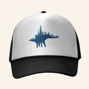 RippedRedneck Merch Citysaurus Trucker Hat Christmas Gift Ideas For Him - Lilybirchmarket