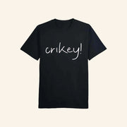 Robert Irwin Crikey Shirt Black Australia Slang T-Shirt Gifts For Friends - Lily Birch Market