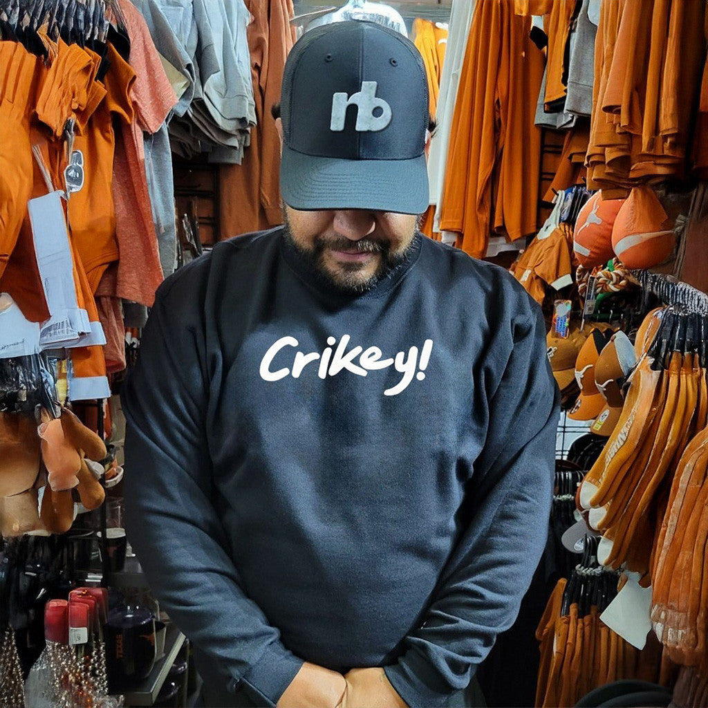 Robert Irwin Crikey Sweatshirt Birthday Present For Father - Lilybirchmarket