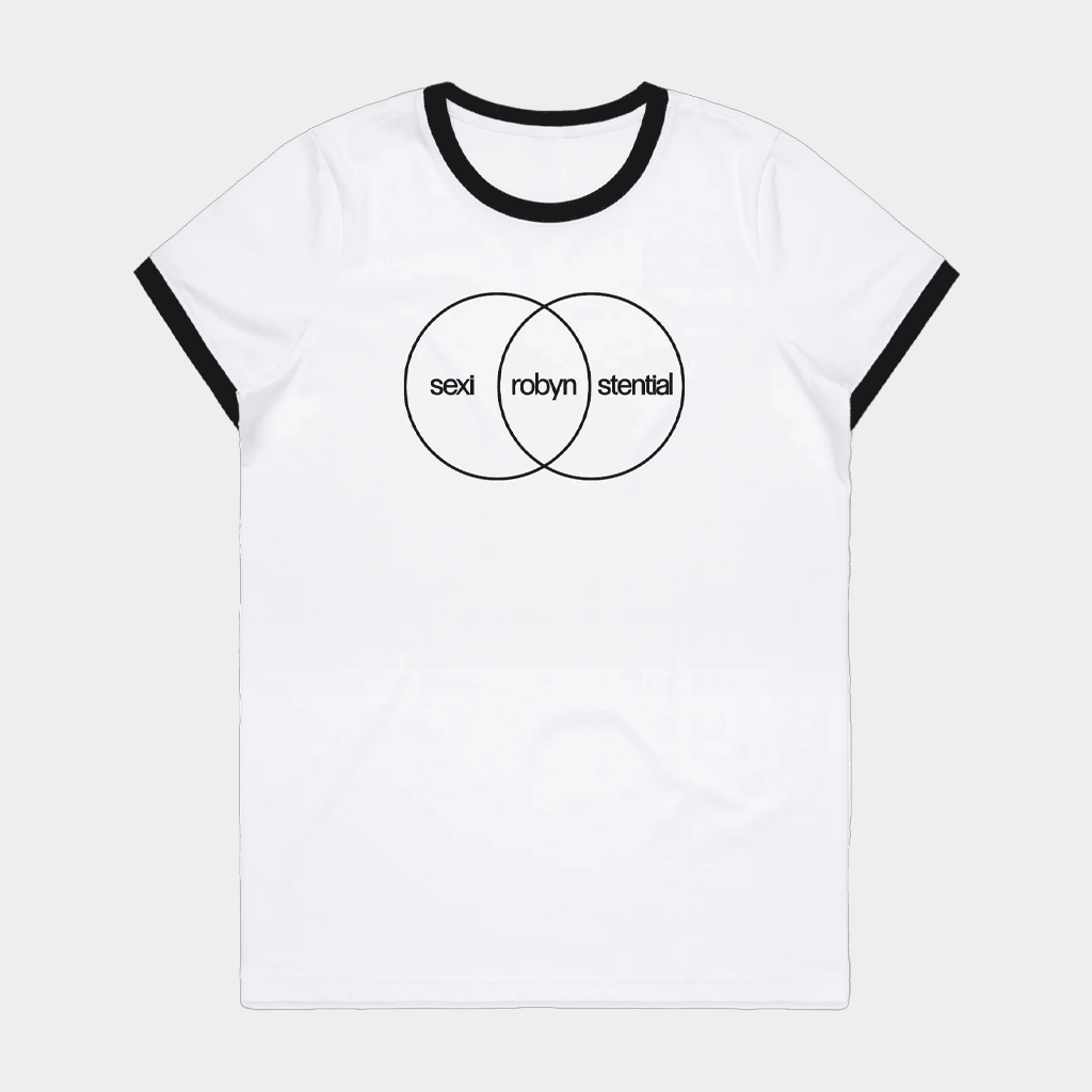 Robyn Merch Sexistential Ringer Shirt Unique Gifts For Music Lovers - Lily Birch Market
