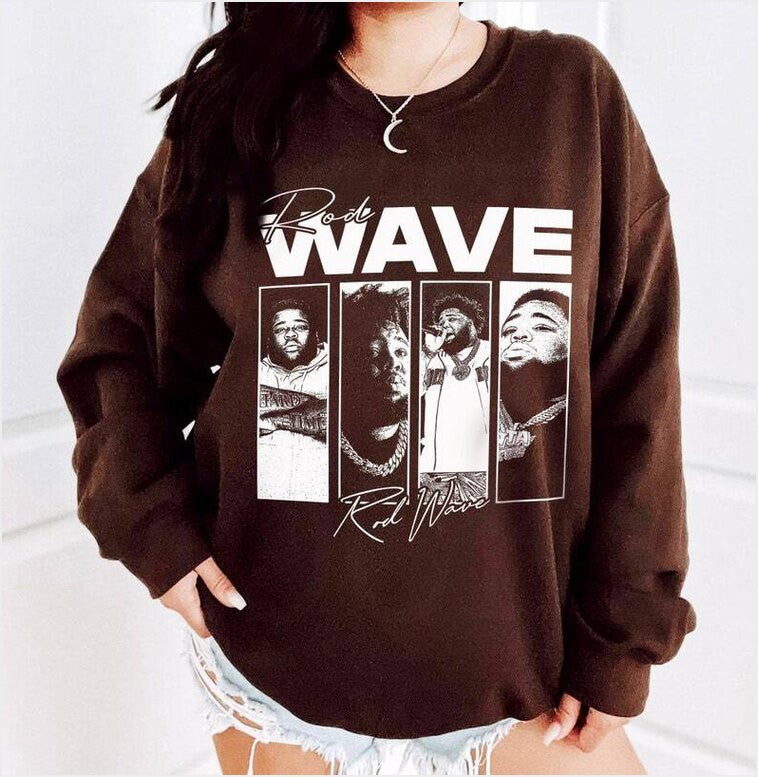 Rod Wave Sweatshirt Retro Rod Wave Tour Shirt Rapper Rod Wave Music Graphic Tee Concert Unisex T-Shirt Gift For Fan Gifts For Her - Lilybirchmarket