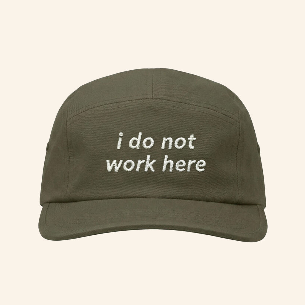 Roger Clark I Do Not Work Here Hat Embroidered Gifts For Friends - Lilybirchmarket