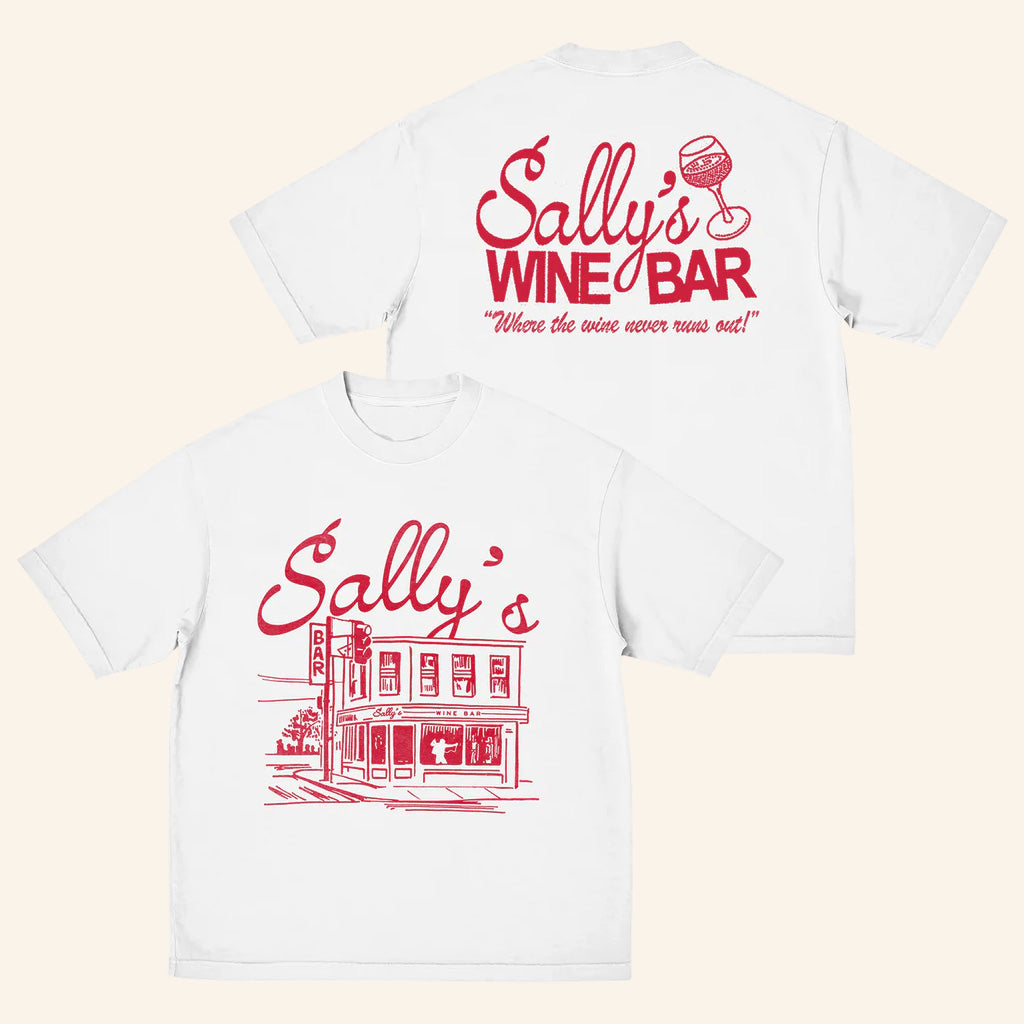 Role Model Merch Sally's Wine Bar T-Shirt Christmas Present For Husband - Lily Birch Market